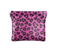 Falso Glitter Leopard Print Rose Red Donna Piccola Borsa in Pelle Cambiamento Portatile Organizzazione Borse per Uomo Donna Viaggio
