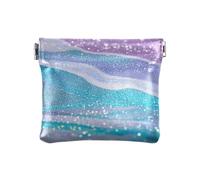 Falso Glitter Marmo Grano Arcobaleno Colore Donne PU Portamonete Unico Organizzazione Borse per Ragazze Donne Signore
