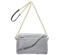 Falso Glitter Marmo Grano Grigio Moda Piccole Borse A Tracolla Per Le Donne In Pelle Vegana Donna Borsa A Tracolla Zip Borsa A Tracolla