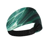 Falso Glitter Marmo Grano Navy Green no slip fasce per capelli per le donne Testa elastica per le donne per Ciclismo basket Uso quotidiano accessori para el cabello de mujeres
