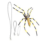 Falso, per respingere i versi - Toy Spider Che Sembra Reale | Decorazione di in PVC Realistico per, Giocattolo di Falso per h ferture h vegetazione ripugnante di Potente