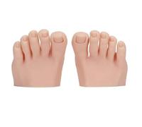 Falso piede modello silicone pratica flessibile mobile falso manicure strumento per la pratica delle unghie protesica protesica