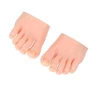 Falso piede modello silicone pratica flessibile mobile falso manicure strumento per la pratica delle unghie protesica protesica