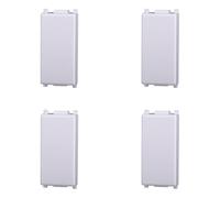 Falso polo compatibile VIMAR plana tappo cieco confezione 8pcs colore bianco