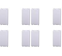 Falso polo compatibile VIMAR plana tappo cieco confezione 8pcs colore bianco (Confezione da 2)