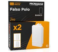 Falso Polo Copritasti Copriforo Frutto Colore Bianco - Confezione da 2