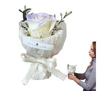 Falso San Floreale Arrangiamento, Fiori falsi per San , Romantic Faux Flower Bouquet, San Floreale Decorations, Realistic Artificial Valentine's Day Flowers
