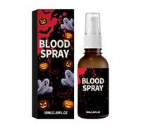Falso sangue 50 ml Vaporizzatore corpo lavabile e realistico per Halloween | Sangue per cosplay e travestimento per corpo, viso, feste di Halloween, teatro, sfilate e case h