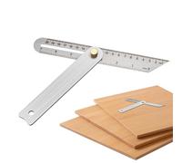 Falso Squadro Regolabile, Righello Angolare Scorrevole In Acciaio A Forma T Per Falegnameria, Strumento Di Misura Preciso Per Carpenteri, Artigiani, Ristrutturazione Casa, Costruzione Mobili, 160