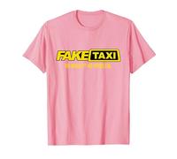 Falso Taxi - nessun Denaro nessun Problema Maglietta, Uomo, Rosa, 3XL
