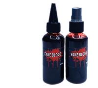 Falso trucco di sangue - Halloween finto sangue | 60 ml cosplay arrabbiato coagulato Bloôd per il trucco | 2 pezzi Halloween Cosplay per il teatro del teatro del carnevale | Trucco Bloôd r