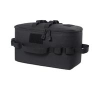 Faltbare Camping Aufbewahrungstasche - Borsa per il trasporto di vasi, Packbarer Reise Organizer, Leichter Aufbewahrungsbeutel | Camping Schwimmbad Sport Gym Männer Frauen Outdoor, Nero, Refer to