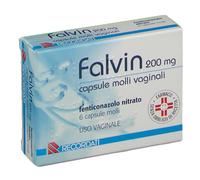 Falvin 200 mg capsule molli vaginali 6 pz Capsule vaginali