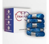 Fam Fun - 5 Ricariche Profumate Extra Lunghe e Capienti Compatibile con Tutti Mangiapannolini in commercio - Durata stimata 5 Mesi