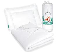 FAM' HOME set di biancheria da letto per bambini 4 stagioni, piumone 100 x135 bambini e cuscino 40x60| Qualità certificata Oeko-tex Standard 100| Realizzato in UE|Adatto per letto 70x140cm
