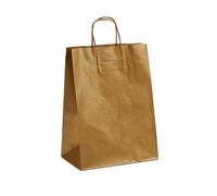 Fama Sacchetto di carta 24 x 11 x 31 cm dorato 125 g/m² (24 pezzi)