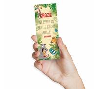 FAMÀ - Segnaposto Ringraziamento Giungla Compleanno Bambini Personalizzati 45 Pz - Segnaposto Compleanno Cartoncino 250 g