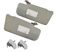 FAMAC KIT COMPLETO COPPIA 2 PEZZI GANCI SUPPORTO E PANTINE ALETTE PARASOLE DESTRA E SINISTRA (LATO PASSEGGERO E GUIDA) SPECIFICHE PER PANDA DAL 2003 AL 2011. COMPLETE DI SPECCHIO E TASCHE.