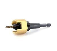 FAMAG 3577 - Set di frese 4 mm con arresto di profondità, diametro svasatore: 12 mm
