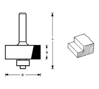 FAMAG Fresa a battuta HM con cuscinetto a sfere