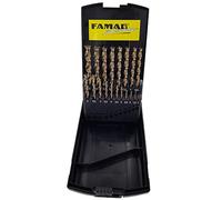 Famag, Legno set punta elicoidale HSS-G, 19 pezzi