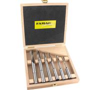 Set di punte per fresatura a scanalatura elicoidale destra, 6 pezzi