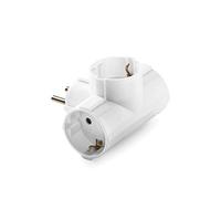 FAMATEL 1307,1 Schuko-Adattatore TT-Tripla Presa Laterale, 16 a