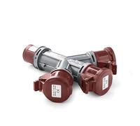 FAMATEL 15009-Adattatore 3 X 3P 32A 380 V N T