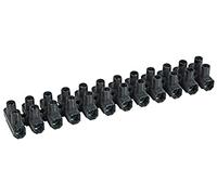 FAMATEL 216N-Morsetto Di Collegamento 16 mm 76A: Nero