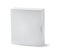 FAMATEL - Armadio Nuova Superficie | IP40 | 24 Elementi | 351 x 305 x 112 mm | Porta Opaca | Grigio, Bianco