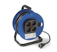 FAMATEL - Avvolgibile 4 prese | TT | 16A | 250 V | 25 m | Cavo 3 x 1,5 | Interruttore