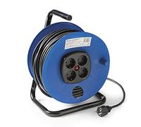 FAMATEL - Avvolgibile 4 prese | TT | 16A | 250 V | 50 m | Cavo 3 x 1,5 | Interruttore