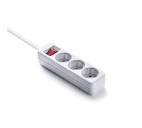 FAMATEL m258258 - Base presa TT 3 prese con interruttore