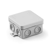 FAMATEL - Scatola impermeabile Minibox IP55 | Coperchio a pressione | 75x75x39 | Grigio