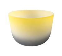 Fame Crystal Singing Bowl 12" Yellow E4 432 Hz - Ciotola tibetana