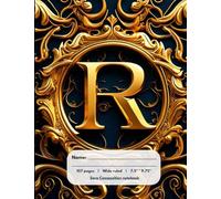 Fame your Name (Starts with "R")|Sara Composition Notebook|Wide ruled lines|107 Pages: For Homeschooling | School | College | Professionals and Homemakers