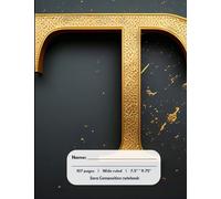 Fame your Name (Starts with "T")|Sara Composition Notebook|Wide ruled lines|107 Pages: Homeschooling | School | College | Professionals and Homemakers