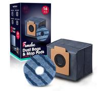 FAMELEC Sacchetti per aspirapolvere e panni di ricambio per robot aspirapolvere Eufy Clean X8 Pro X10 Pro Omni per robot aspirapolvere e mocio con aspirazione da 8.000 Pa
