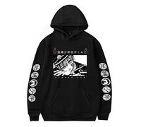 famesale Jibaku Shounen Toilet Bound Hanako Kun Harajuku Stampato Felpa con Cappuccio per Donne Uomo Abbigliamento Sportivo con Canguro Tasca Vello Vestiti Sciolto Caldo Pullover