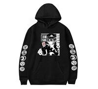 famesale Jibaku Shounen Toilet Bound Hanako Kun Harajuku Stampato Felpa con Cappuccio per Donne Uomo Abbigliamento Sportivo con Canguro Tasca Vello Vestiti Sciolto Caldo Pullover