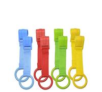 Famidals Anelli Per Box Bambini, Ganci Maniglie Accessori Bimbo Per Culla, Lettino Da Campeggio e Viaggio, Gioco Palestrina Elevato Comfort Per Appendersi e Alzarsi In Piedi, Anelli Neonato Marchio CE