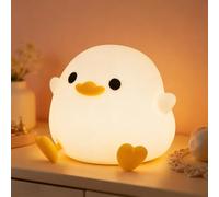 FAMIDUO Lampada Anatra Dodo, Luce Notturna Silicone Alimentare