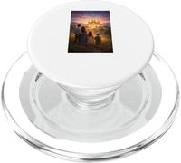 Famiglia A Piedi Verso Tempio Scena Mormone Eternal Path PopSockets PopGrip per MagSafe