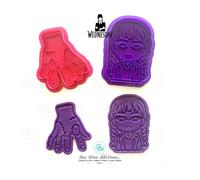 Famiglia Addams Mercoledì Mano Formine Biscotti Cookie Cutter