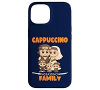 Famiglia Assassino Cappuccino Corrispondenza Italiano Brainrot Meme Custodia per iPhone 15