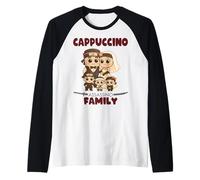 Famiglia Assassino Cappuccino Corrispondenza Italiano Brainrot Meme Maglia con Maniche Raglan