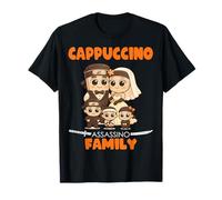 Famiglia Assassino Cappuccino Corrispondenza Italiano Brainrot Meme Maglietta