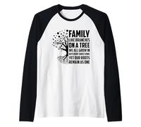 Famiglia Come Rami Su Un Albero Corrispondenza Famiglia Riunione Maglia con Maniche Raglan