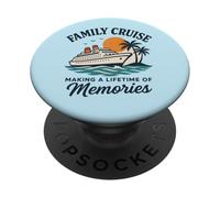 Famiglia Crociera Gruppo Vacanze Ricordi, Amore Viaggiare PopSockets PopGrip Adesivo