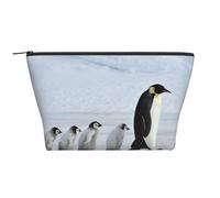 Famiglia dei pinguini, Borsa da toilette Borsa per trucco Borsa per cosmetici Borsa da toilette da viaggio portatile